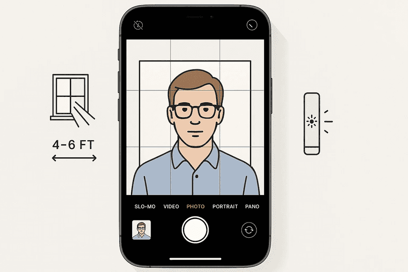 How to nail your passport photo with just your iPhone — no fancy gear needed.