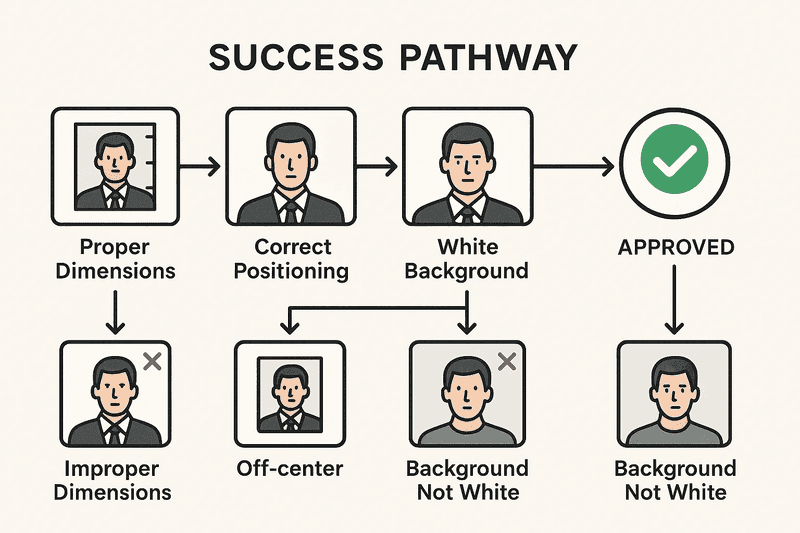 Follow these steps to get your passport photo approved the first time.